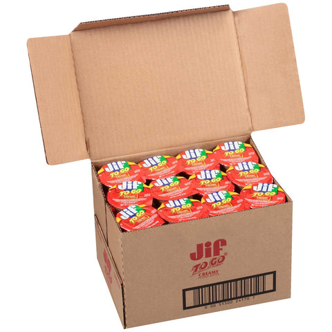 Jif To Go Creamy Peanut Butter, 1.5 Ounce -- 96 per case.