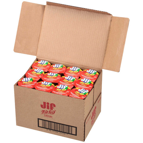 Jif To Go Creamy Peanut Butter, 1.5 Ounce -- 96 per case.