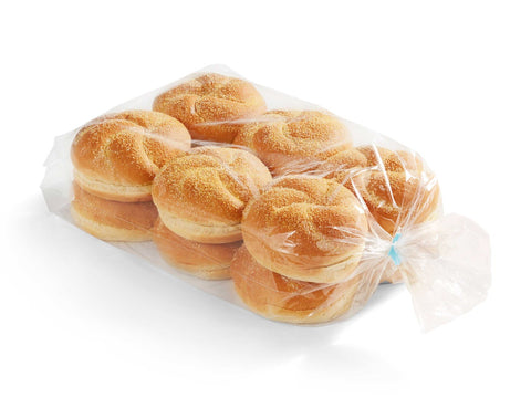 Klosterman Baked 4.5 inch Sliced Yellow Cornmeal Kaiser Bun, 3.3 Ounce -- 72 per case.