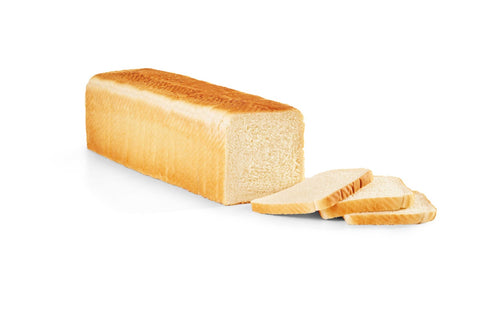 Klosterman Baked 1/2 Sliced White Pullman Bread Loaf -- 6 per case.