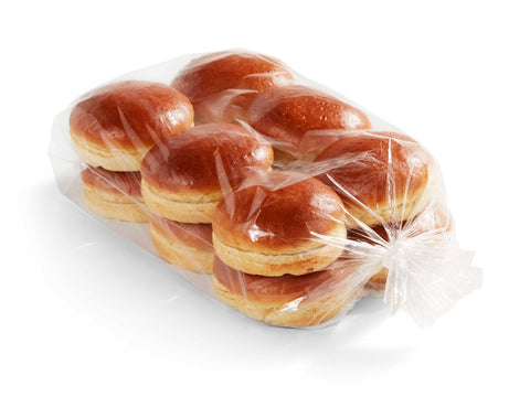 Klosterman Prebake Shine Round Potato Bun, 4.25 inch -- 96 per case.