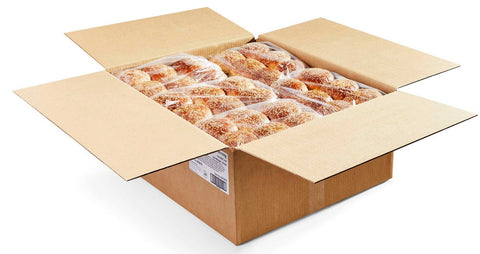 Klosterman Dark Shine Potato Sesame Seed Top Bun -- 120 per case