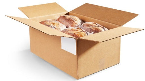 Klosterman 3/4 inch Sliced Artisan Sourdough Batard Loaf, 2 Pound -- 8 per case.