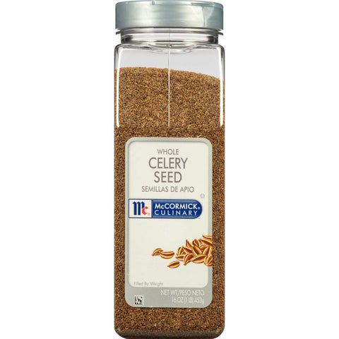 McCormick Culinary Whole Celery Seed, 16 oz. -- 6 per case