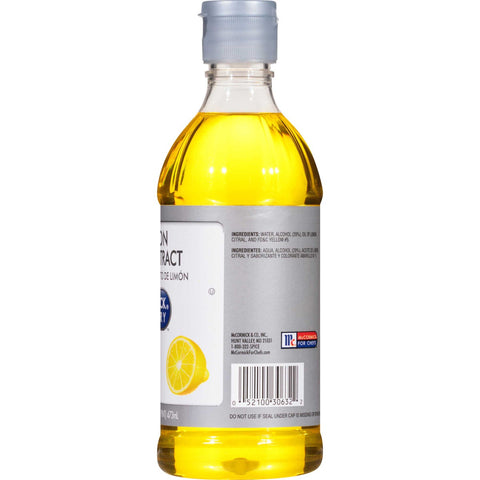 McCormick Culinary Imitation Lemon Extract, 1 pt. -- 6 per case