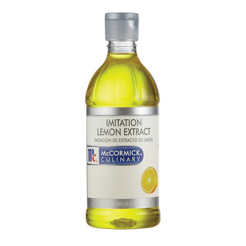 McCormick Culinary Imitation Lemon Extract, 1 pt. -- 6 per case
