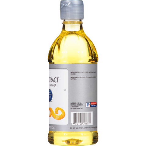 McCormick Culinary Pure Orange Extract, 16 oz. -- 6 per case