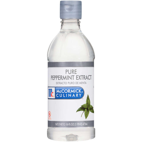 McCormick Culinary Pure Peppermint Extract, 1 pt. -- 6 per case