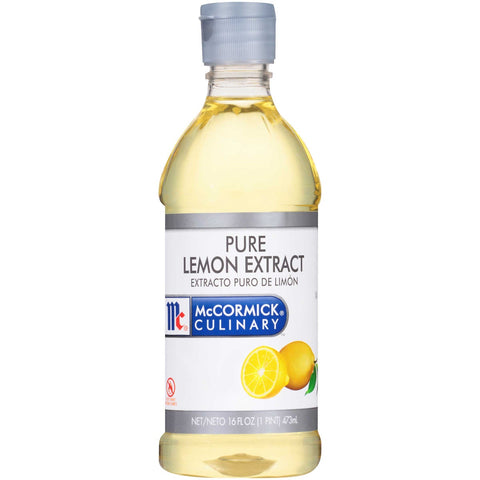 McCormick Culinary Pure Lemon Extract, 1 pt. -- 6 per case
