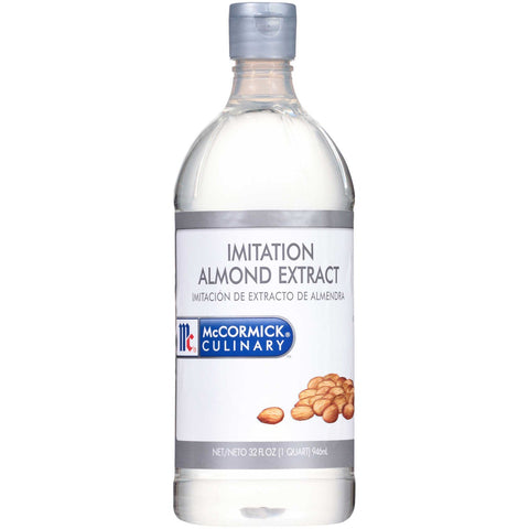McCormick Culinary Imitation Almond Extract, 1 qt. -- 6 per case