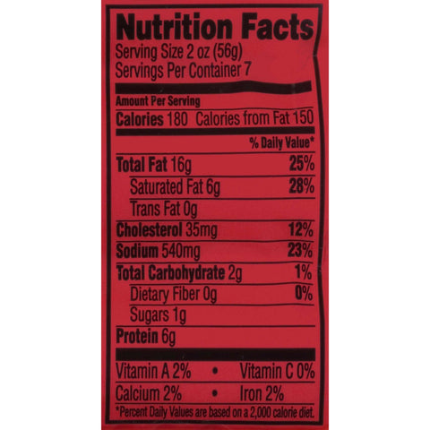 Bryan Smoked Sausage Rope, 14 Ounce -- 12 per case.