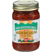 Green Mtn Gringo Salsa Medium, 16 Ounce -- 12 per case