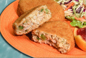 New Wave Kaptains Ketch Breaded Deviled Crab Cake, 3 Ounce -- 32 per case.
