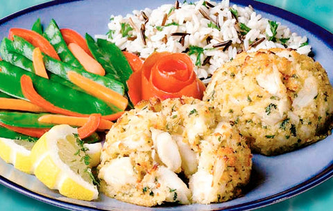 New Wave Kaptains Ketch Handmade Extra Fancy Crab Cake, 3 Ounce -- 15 per case.