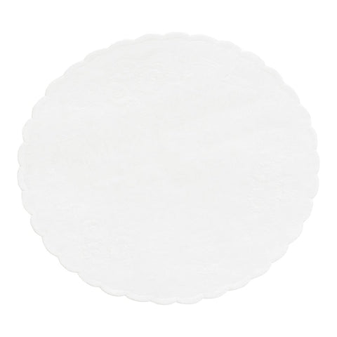 Lapaco Floral Linen Round Paper Doilie, 6 inch -- 10000 per case.