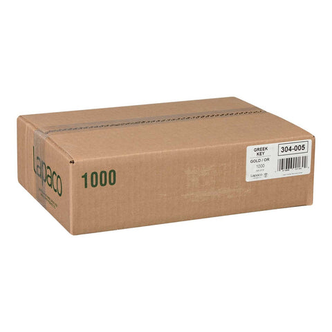 Lapaco Greek Key Gold Newsprint Placemat -- 1000 per case.