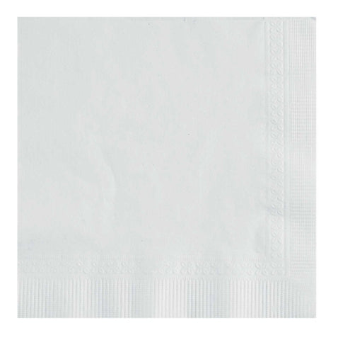 Lapaco 2 Ply White Beverage Napkin, 200 count per pack -- 5 per case.