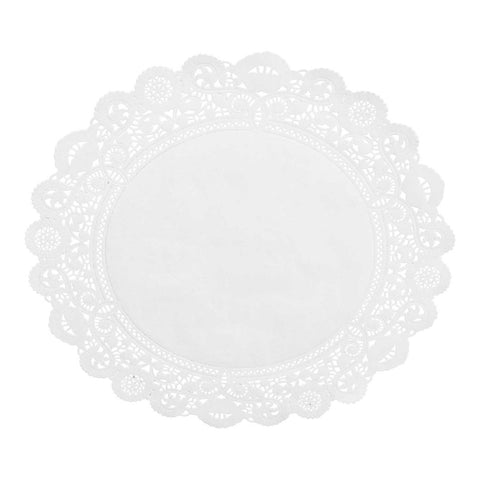 Lapaco Normandy Lace White Paper Doilie, 16 inch -- 1000 per case.