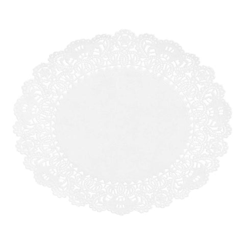Lapaco Normandy Lace White Paper Doilie, 6 inch -- 1000 per case.
