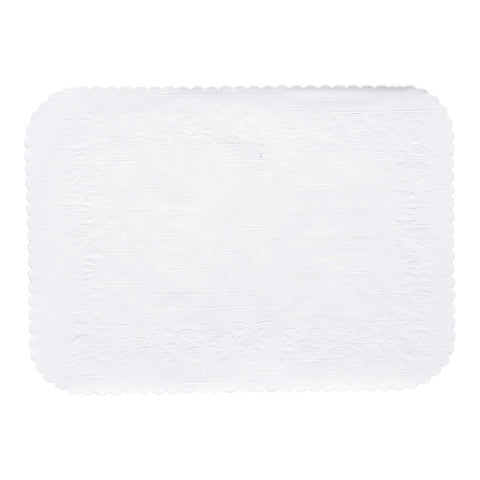 Lapaco Seville Rose Light Bond Scalloped Edge Traycover, 12 3/4 x 16 3/5 inch