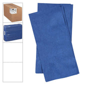 Lapaco 2 Ply Navy Blue Dinner Napkin, 15 1/2 x 16 inch -- 1000 per case.