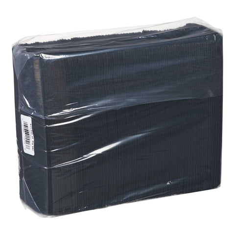 Lapaco 2 Ply Black Dinner Napkin, 15 1/2 x 16 inch -- 1000 per case.