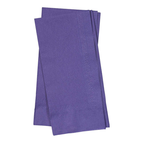 Lapaco 2 Ply Purple Dinner Napkin, 15 1/2 x 16 inch -- 1000 per case.