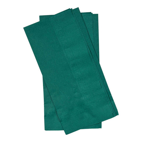 Lapaco 2 Ply Forest Green Dinner Napkin -- 1000 per case.