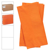 Lapaco 2 Ply Orange Dinner Napkin -- 1000 per case.