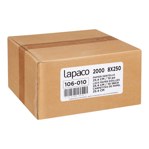 Lapaco Cash and Carry Lancaster Doilie, 10 inch -- 2000 per case.