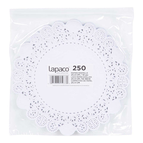 Lapaco Cash and Carry Lancaster Doilie, 10 inch -- 2000 per case.