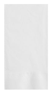Lapaco Plain 3 Ply White Soft Center Beverage Napkin -- 2000 per case.