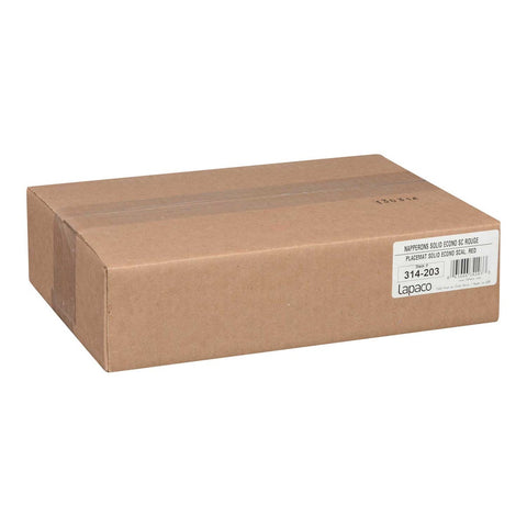 Lapaco Red Scalloped Edge Placemat, 9.5 x 13.5 inch -- 1000 per case.