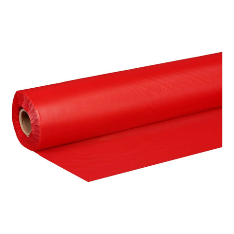 Lapaco Red Poly Banquet Roll, 40 inch x 300 feet.