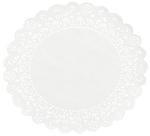 Lapaco Normandy Lace Doilie, 8 inch -- 5000 per case.