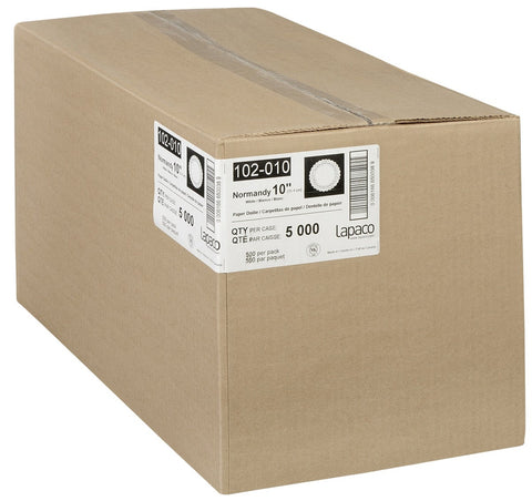 Lapaco Normandy Lace Doilie, 10 inch -- 5000 per case.