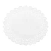 Lapaco Normandy Lace White Paper Doilie, 12 inch -- 5000 per case.