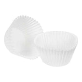 Lapaco White Round Baking Cup, 6 x 2.25 x 1.875 inch -- 10000 per case