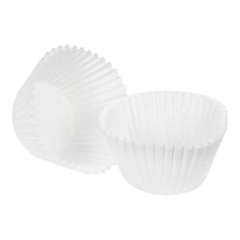 Lapaco White Round Baking Cup, 6 x 2.25 x 1.875 inch -- 10000 per case