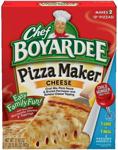 Chef Boyardee Cheese Pizza Kit, 31.85 Ounce -- 6 per case