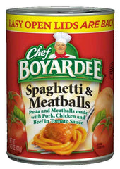 Chef Boyardee Spaghetti and Meatballs, 14.5 Ounce -- 12 per case
