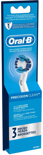 Oral B Power Base Form Oral Care Toothbrush Head Refill, 3 count per pack -- 24 per case.