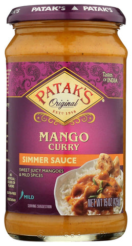 Pataks Mango Chicken Cooking Sauce, 15 Ounce -- 6 per case.