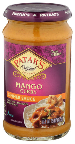 Pataks Mango Chicken Cooking Sauce, 15 Ounce -- 6 per case.