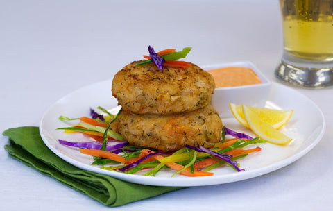 King and Prince Gourmet Lobster and Seafood Cake, 3 Ounce -- 4 per case.