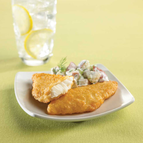 King and Prince Mrs.Fridays Cod Fillet - 1 to 2 Ounce, 10 Pound.