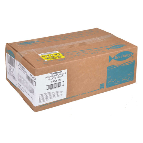 King and Prince Mrs.Fridays Gourmet Pollock - 2 to 3 Ounce, 10 Pound.