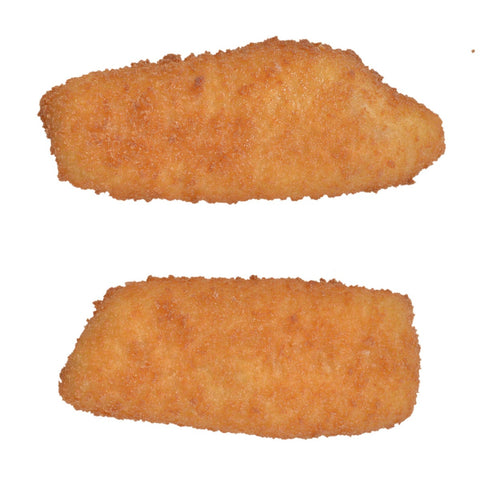 King and Prince Mrs.Fridays Gourmet Breaded Pollock - 3 to 4 Ounce, 10 Pound.