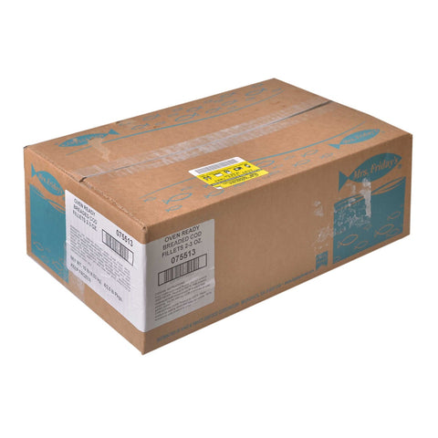 King and Prince Mrs.Fridays Gourmet Cod - 2 to 3 Ounce, 10 Pound.
