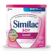 Similac Soy Isomil Early Shield Powder Infant Formula, 12.9 Ounce -- 6 per case.